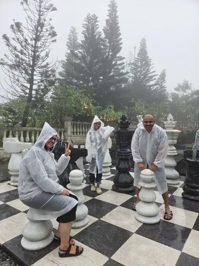 Bliss Tourism guests on tour — The gardens at Ba Na Hills, Da Nang, Vietnam