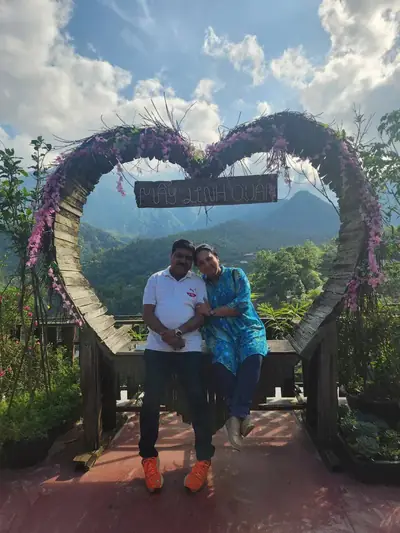 Bliss Tourism guests on tour — Ba Na Hills, Da Nang, Vietnam