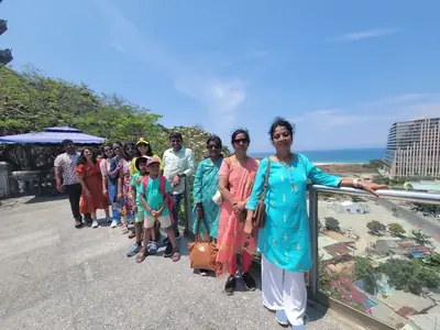 Bliss Tourism guests on tour — The Da Nang seafront, Da Nang, Vietnam